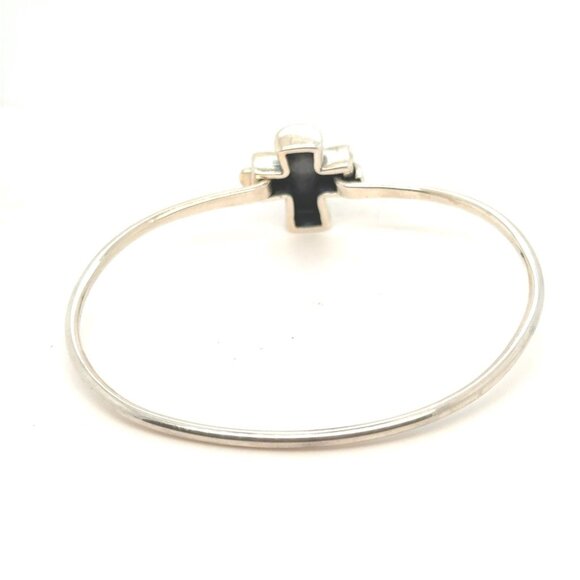 James Avery 925 Teresa Cross Bangle - Picture 3 of 6